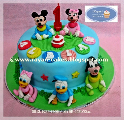 Gambar Kue Ulang Tahun Anak Mickey Mouse Gambar Desain HD