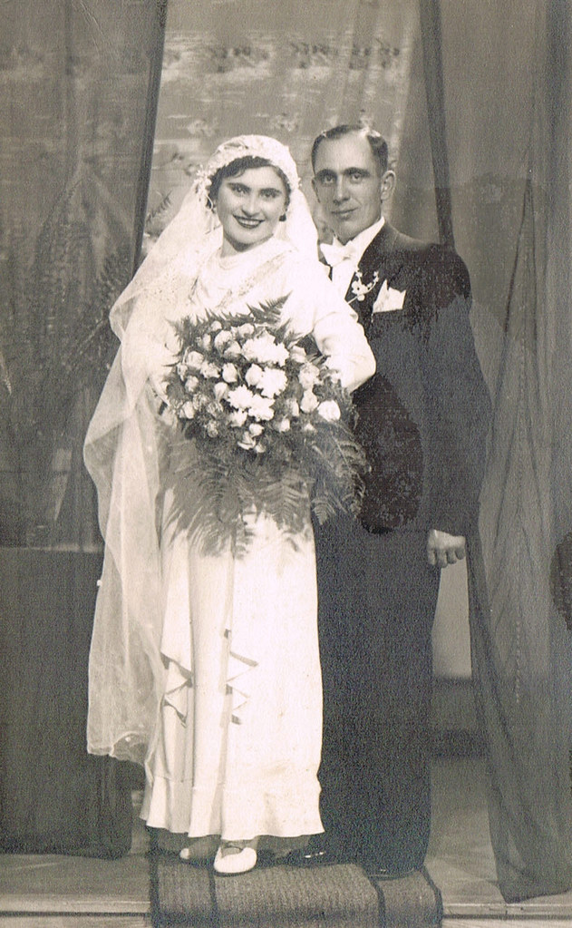 Wedding 1936 Fotopostkarte 1936. Photo Postcard 1936