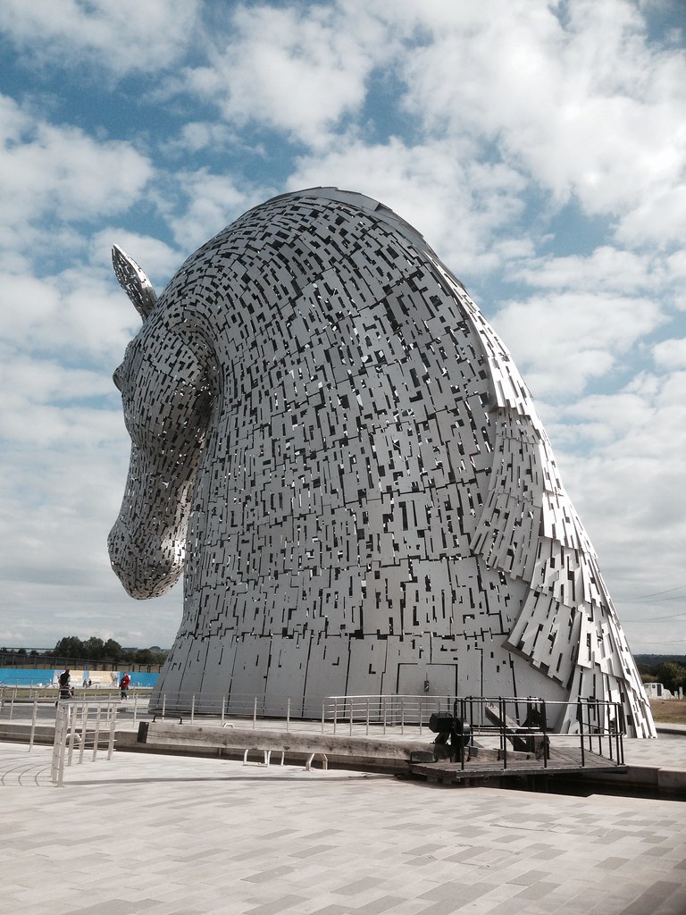Falkirk The Kelpies Mobile phone photos www.thehelix.co.uk… Flickr