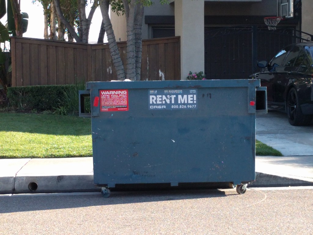 "Rent Me!" CR&R Rental Bin Daniel Trash Flickr