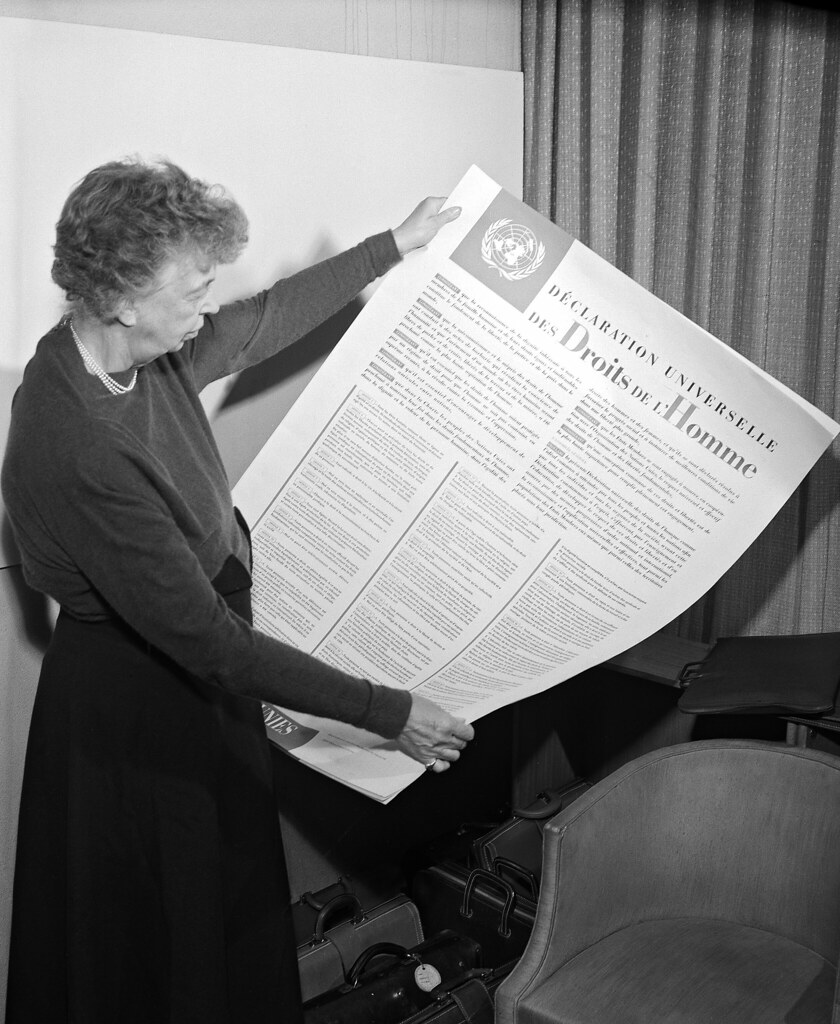 Universal Declaration of Human Rights Eleanor Roosevelt of… Flickr