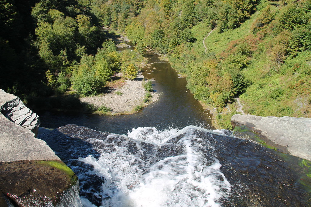 Salmon River Falls from above A beautiful falls near Altma… Flickr