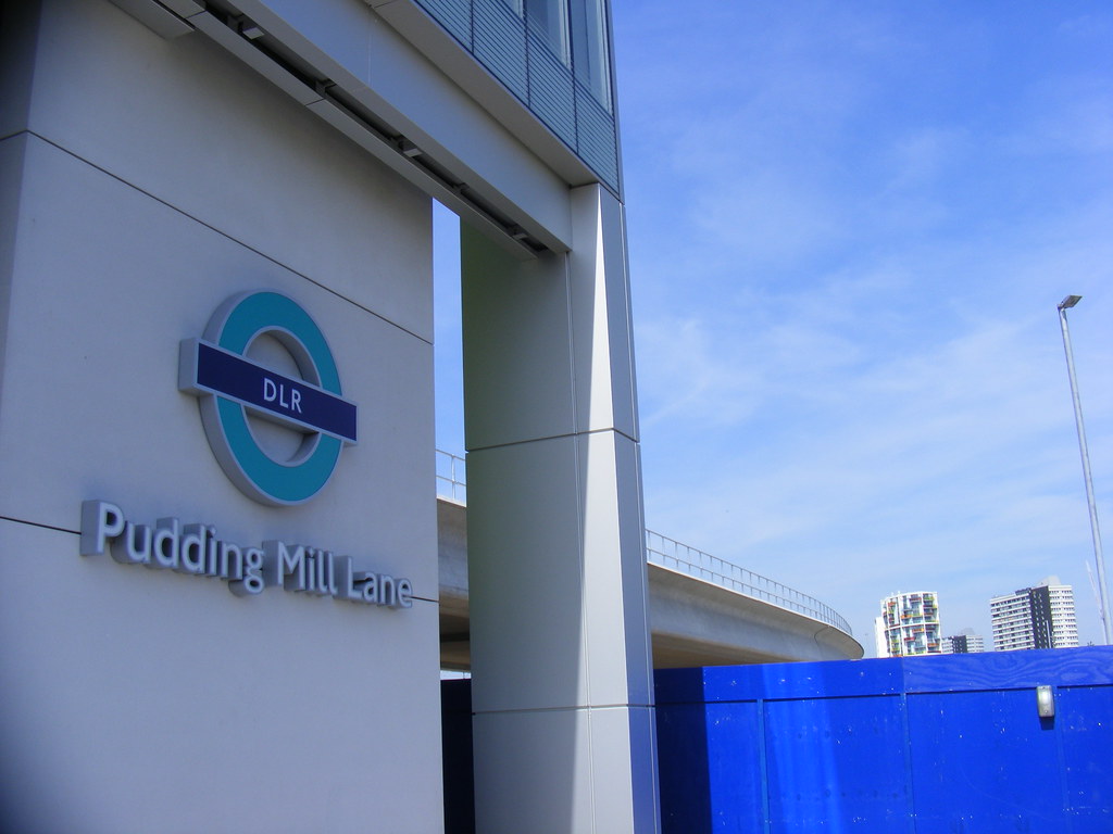 Pudding Mill Lane DLR station reopens crossrail construct… Flickr