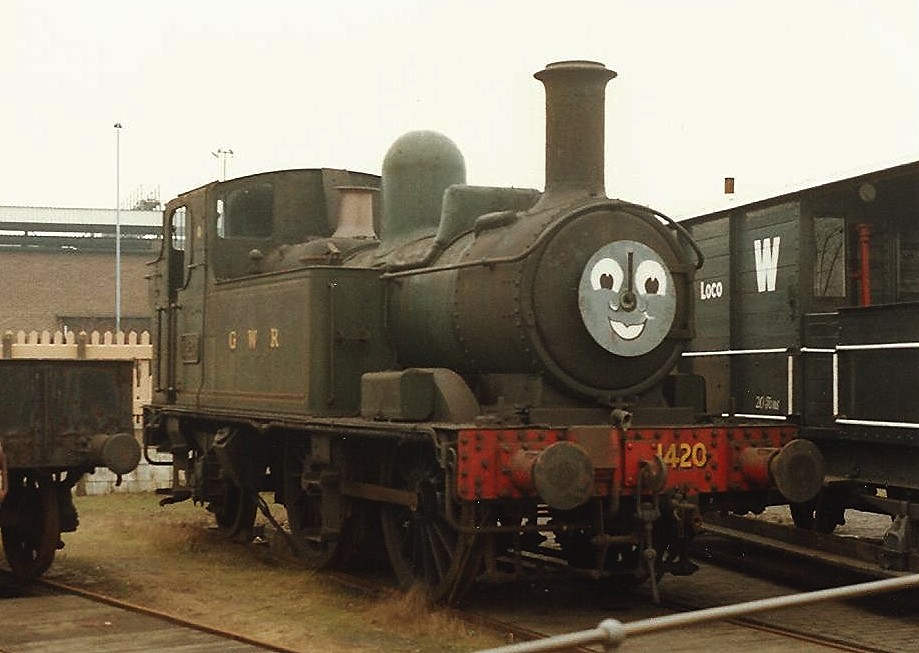 1420 GWR Collett "14XX" 042T No.1420 in an inauthentic G… Flickr