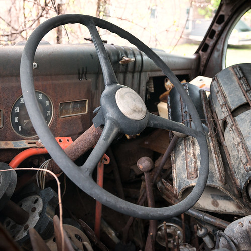 Chatham Auto Body Repair, view 06. derelict Dodge truck in… Flickr