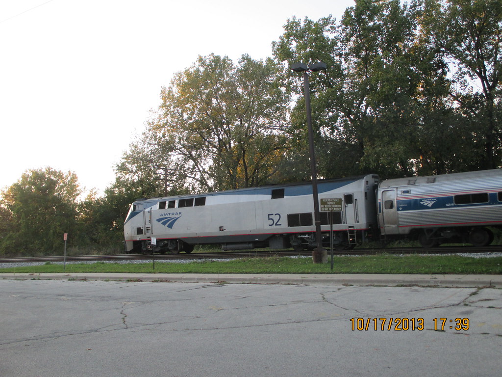 Amtrak 52 in Summit, IL This Amtrak P42DC lead… Flickr