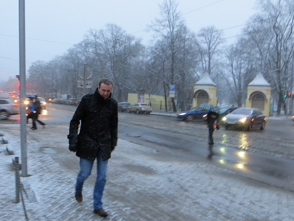 First snow this winter in Riga, Latvia. December 6, 2013 Flickr