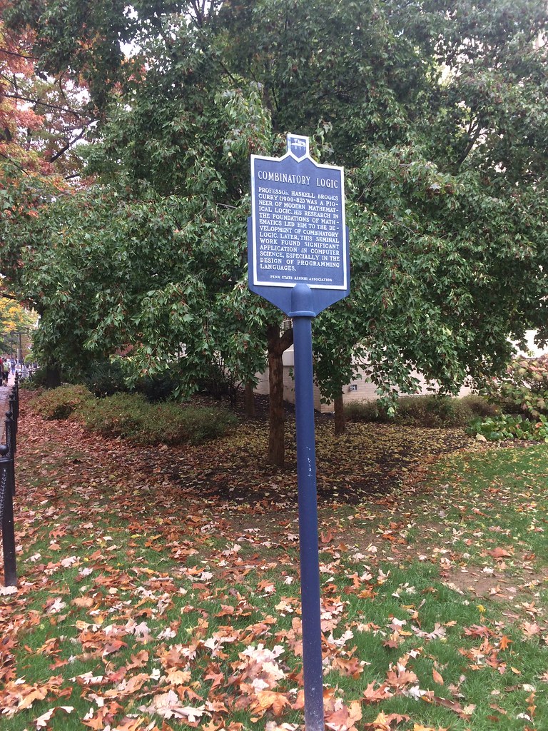 Historical marker on pollock road by McAllister building … Flickr