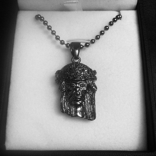 New micro black jesus piece chain jesuapiece necklace j… Flickr