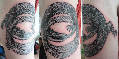 Ouroboros A never ending tattoo for Dan sale, adios, bye … Juan