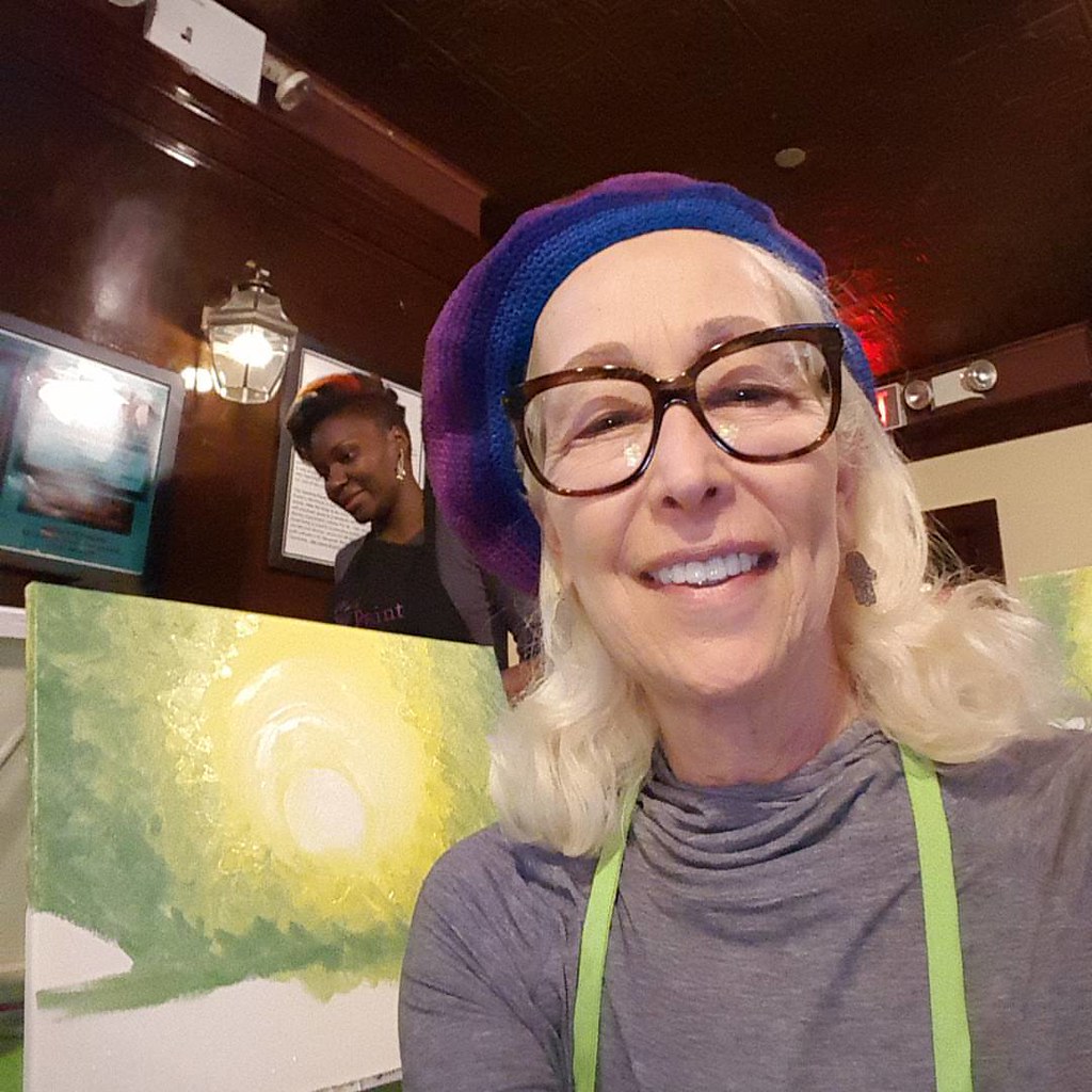 Paint Night at Austin Alex House. colors! Robinamyb Flickr