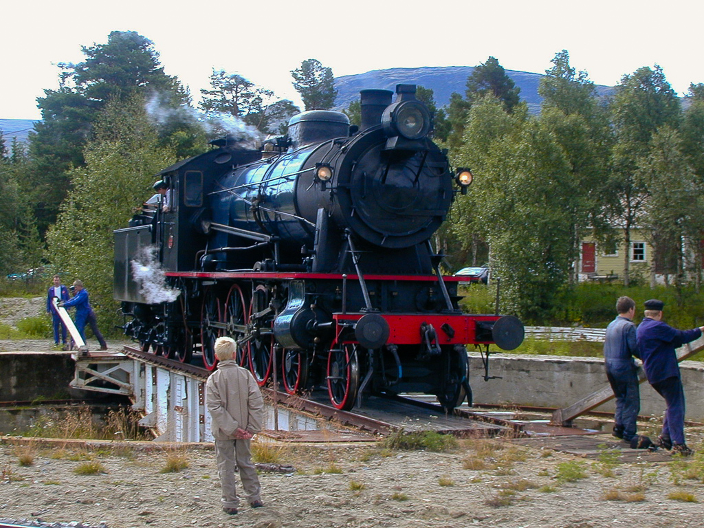 Turning the steam beast | Norwegian Railway Club's steam eng… | Flickr