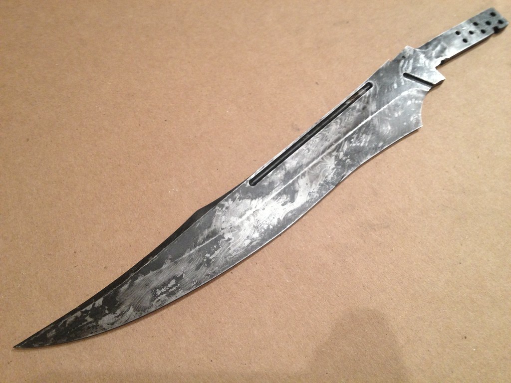 685 "ALCHEMY" by Jensen Knives 685 Blade after oil quench… Flickr