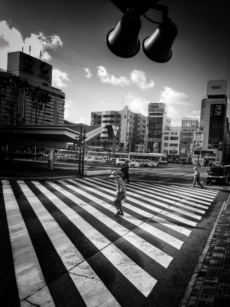 At the big intersection by Tokushima Station. Dave Weekes Flickr