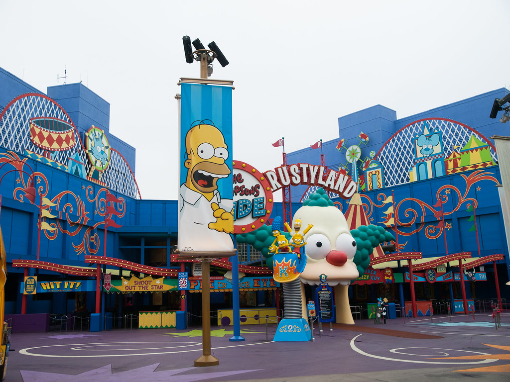 Krustyland The Simpsons Ride at Krustyland at Universal St… Flickr