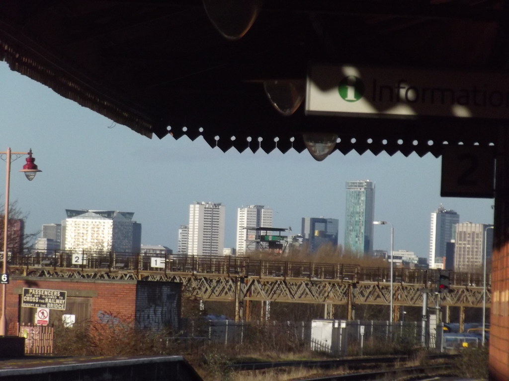 Tyseley Station Birmingham skyline The Cube to Centre … Flickr