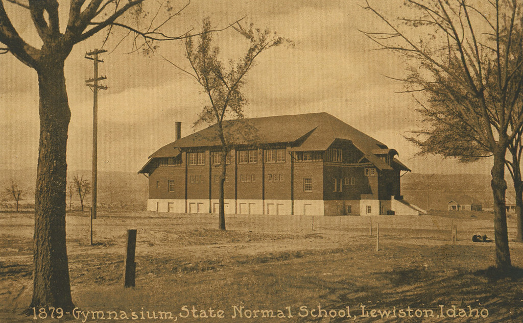 Gymnasium, State Normal School, circa 1910 Lewiston, Idaho a photo on Flickriver