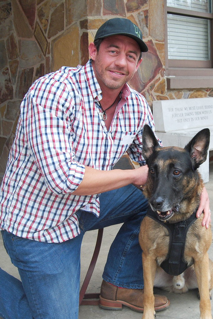 Mike Ritland and Dog Parker Veterans Day Program carlacoleman Flickr