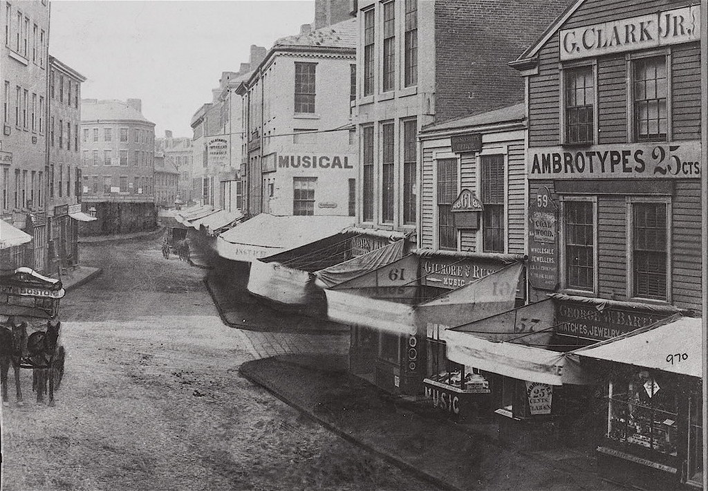 Music stores on Court St in Boston MA 1855 Frederick Lane'… Flickr