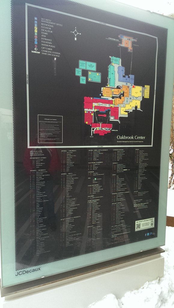 Map Of Oakbrook Mall Oakbrook Center - Oakbrook (Chicago), Illinois - Mall Dire… | Flickr