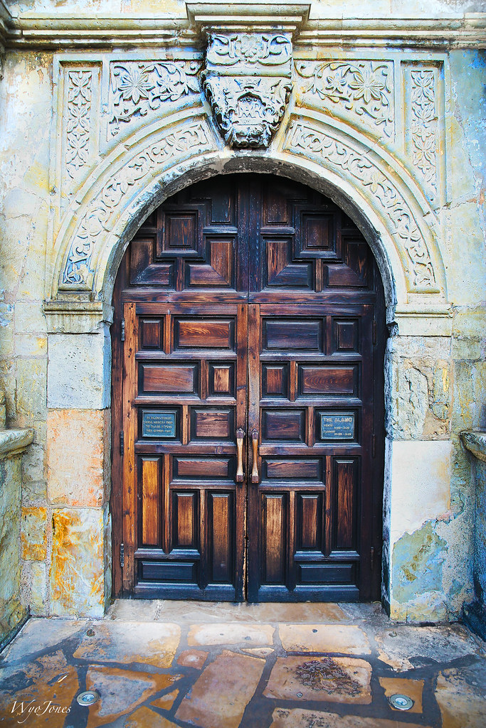 The Door The front door of the Alamo in San Antonio Texas … Flickr