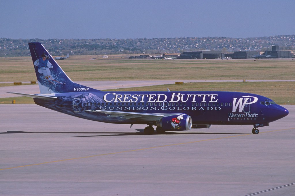 Western Pacific Airlines Boeing 737300; N953WPCOS, May 1… Flickr