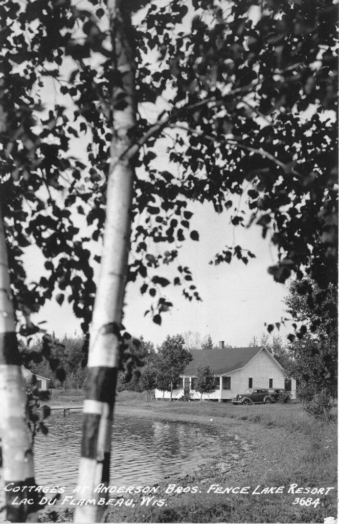 Postcard Anderson Bros. Fence Lake Lodge Resort Lac du… Flickr