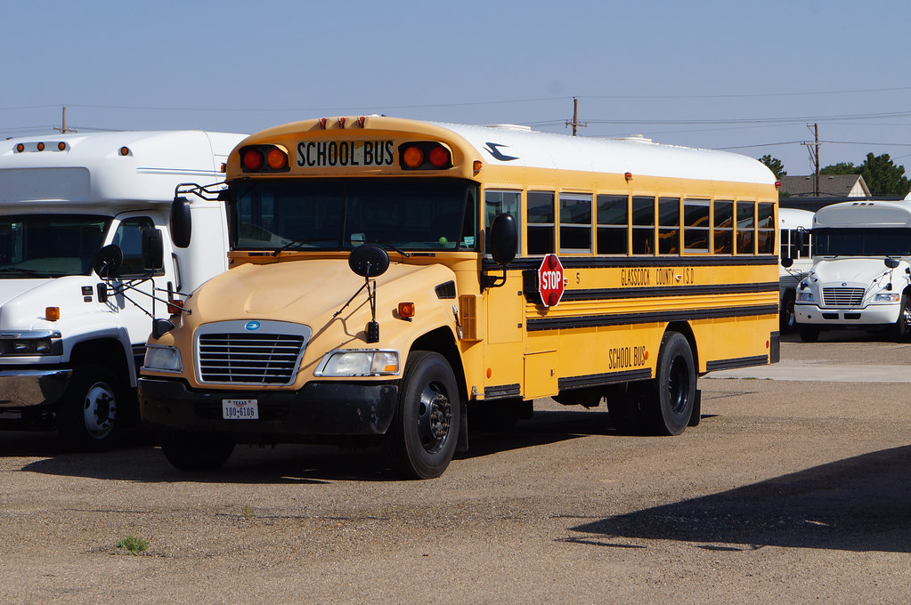 Glasscock County ISD Blue Bird Vision 5 One of Glasscock … Flickr