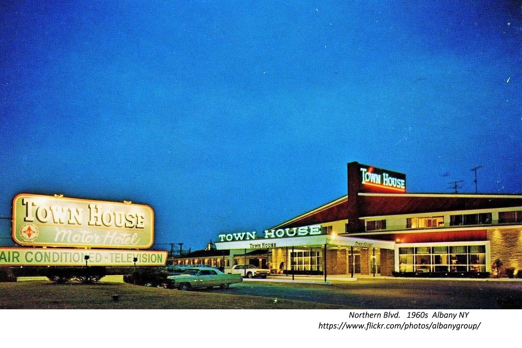Town House Motel Northern Blvd. 1960s Albany NY AlbanyGroup Archive