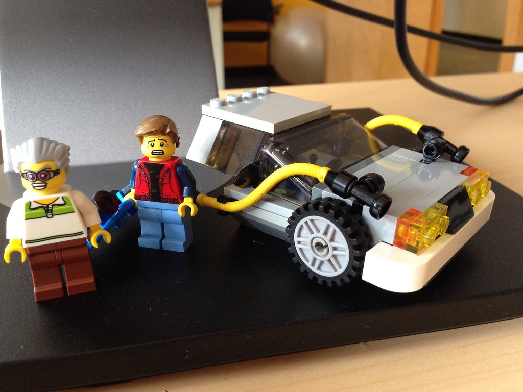 LEGO Delorean WIP LEGO Delorean WIP. I'm racing to build a… Flickr
