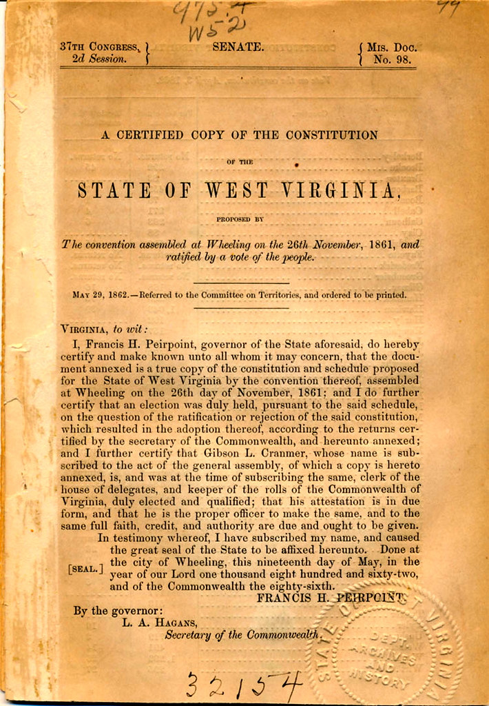 constitutionvote01 June 20, 1863 West Virginia is Born A… Flickr
