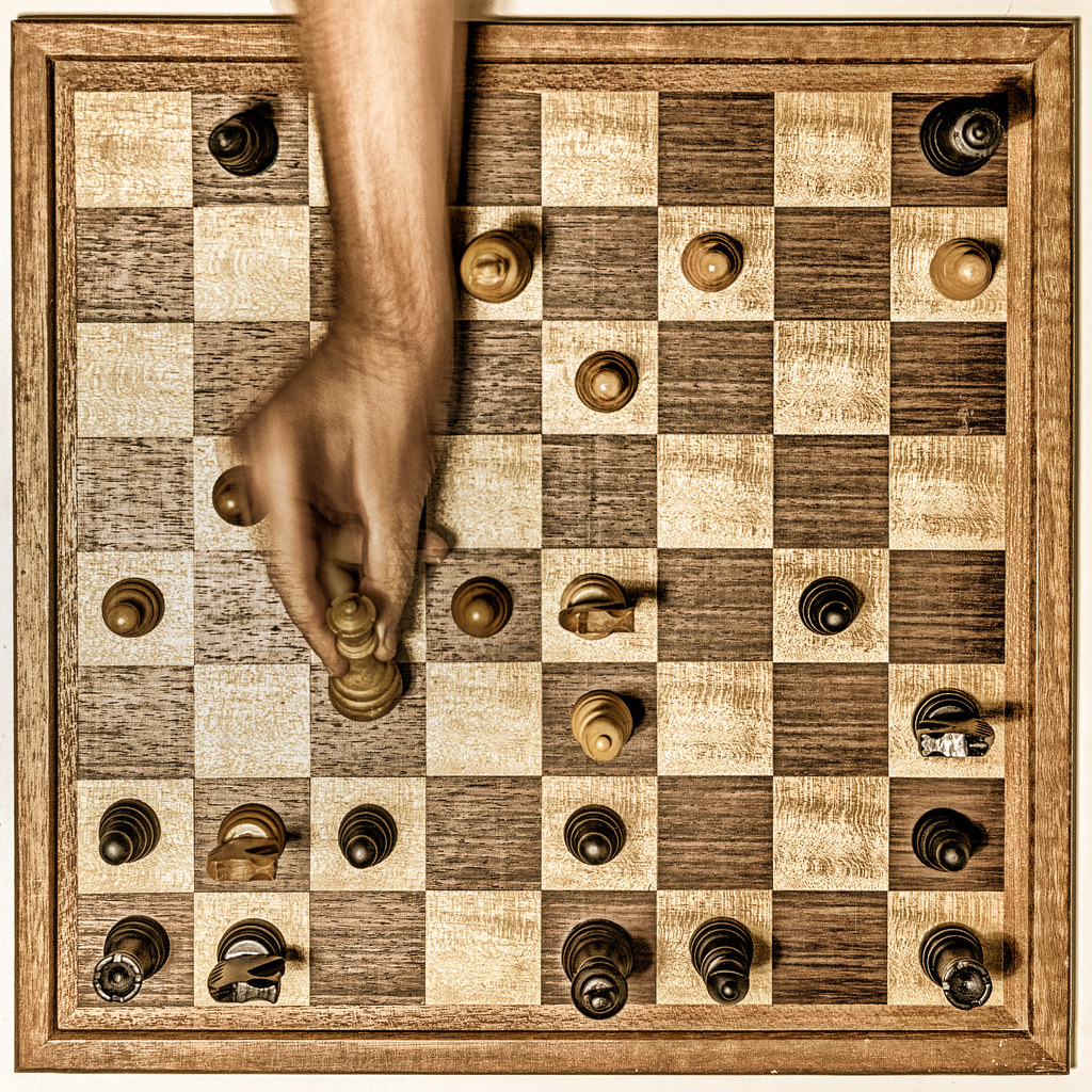 Queen to six, check Knight takes queen. to k… Flickr