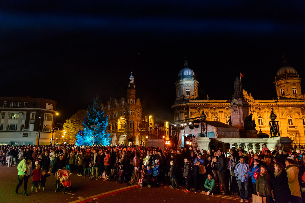 Turn on of the Hull Christmas Lights 2013, Hull City Centr… Flickr