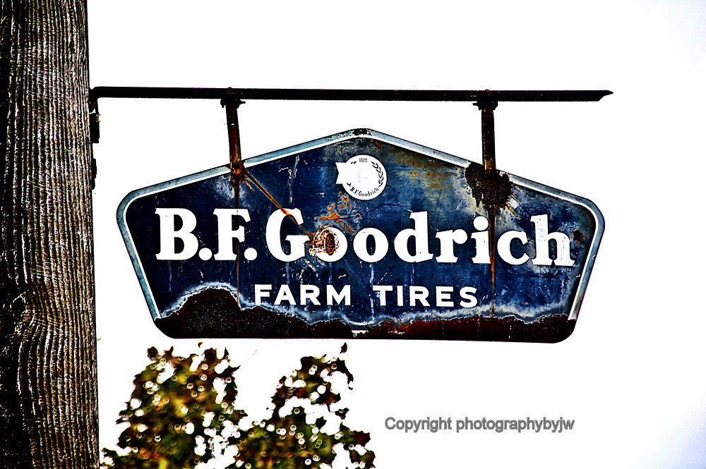 B.F. Goodrich Farm Tires Vintage Sign B.F. Goodrich Farm T… Flickr