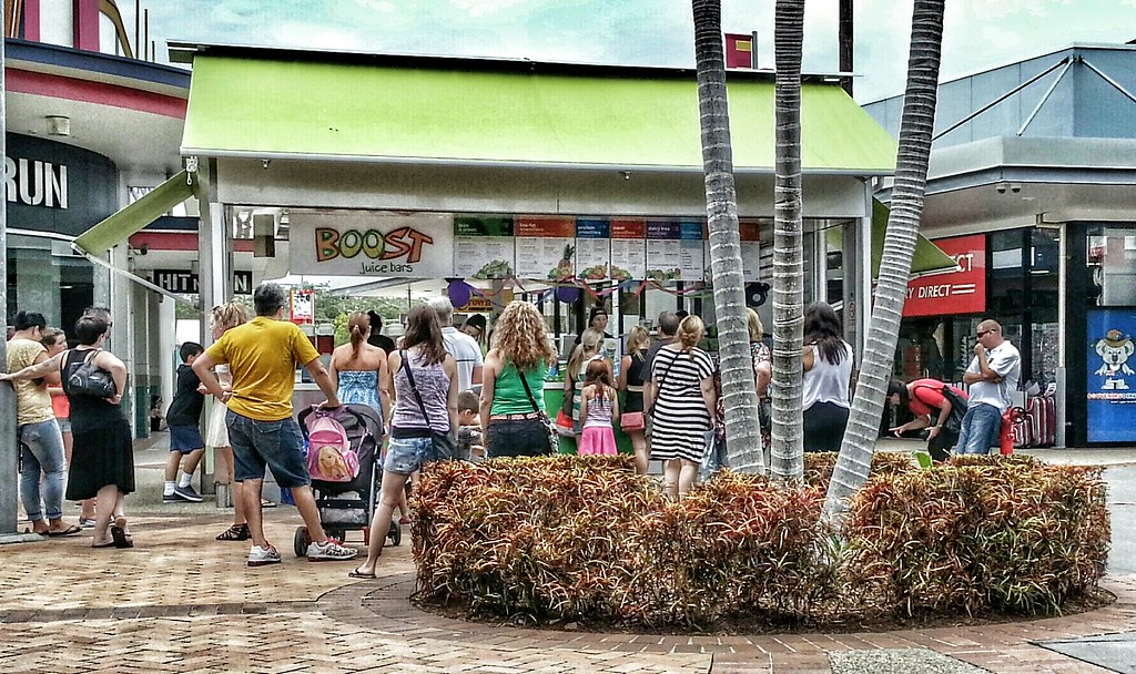 Lining up for a Boost juice This was taken at Harbour Town… Flickr