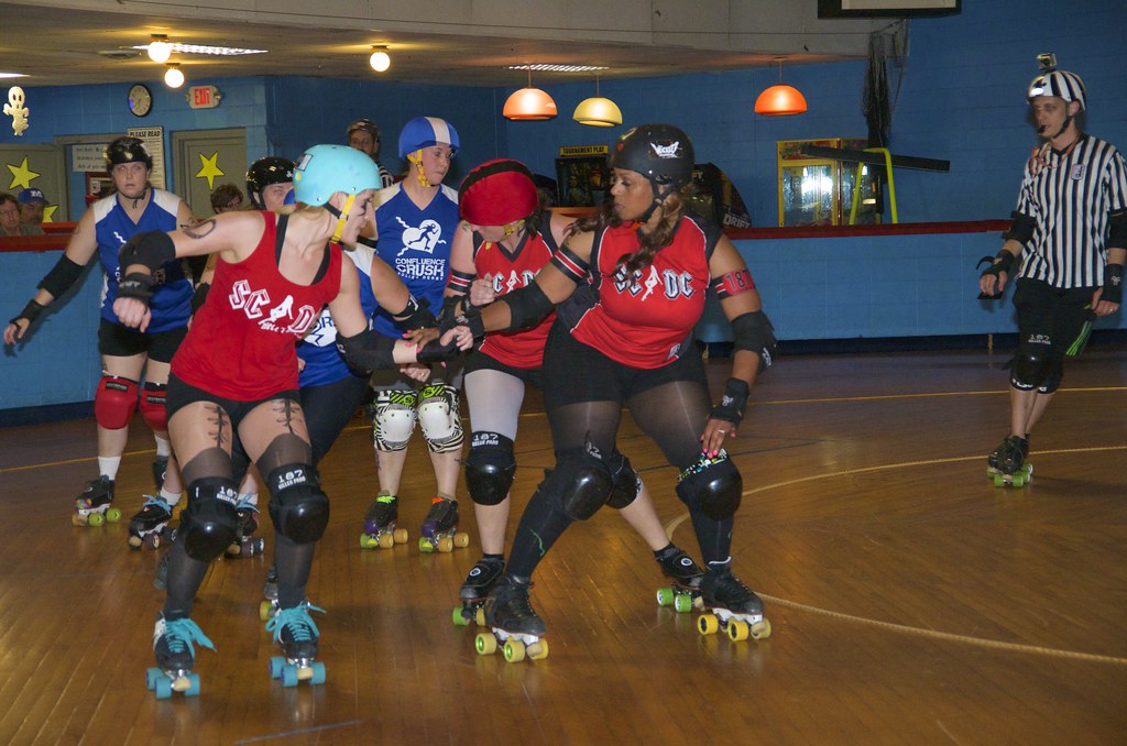 20130929 SCDC & CCRD Roller Derby Scrimmage Bout 056… Flickr