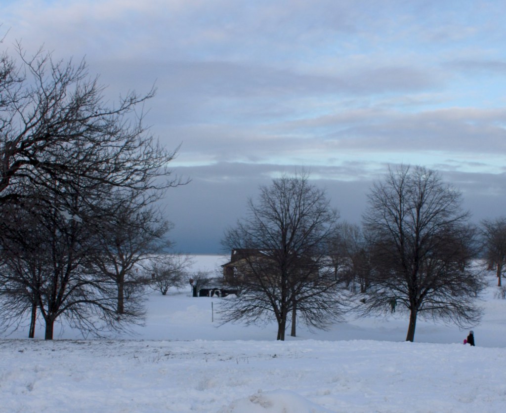 Bryn Mawr Lake View Last Chicago Blizzard Ty Bro Flickr