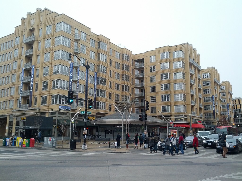 New apartments wrapped around Columbia Heights Metro stati… Flickr