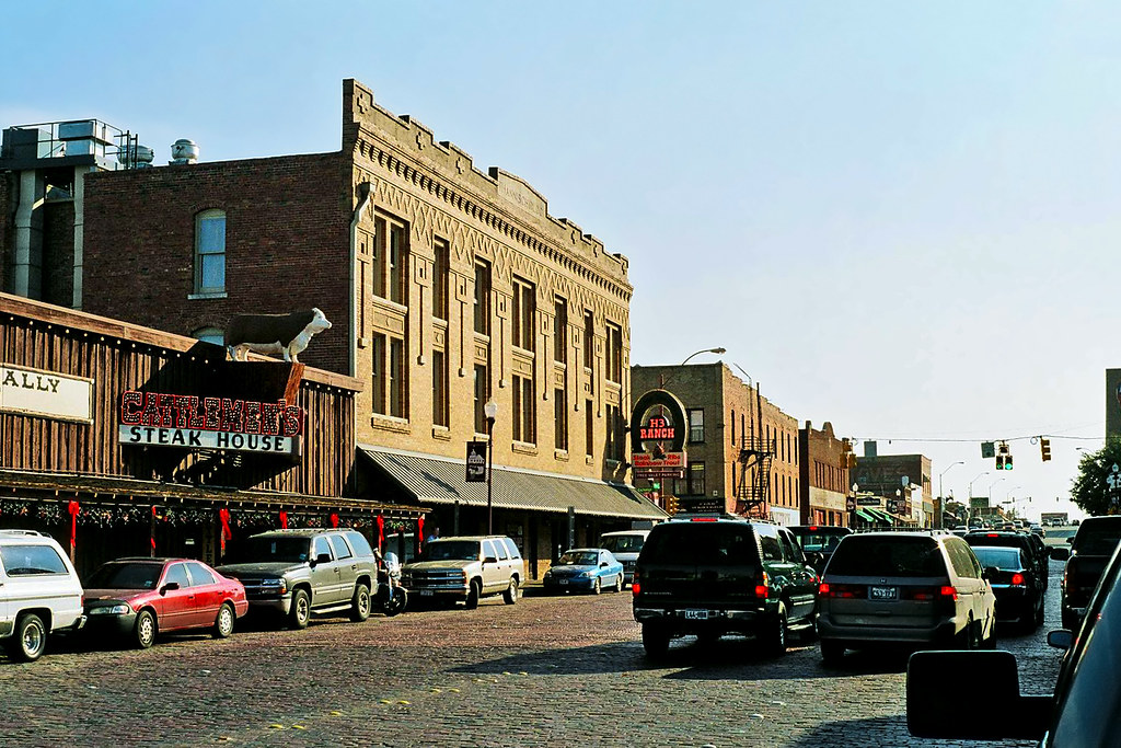 Main Street at Exchange Avenue, Fort Worth Stockyards Flickr