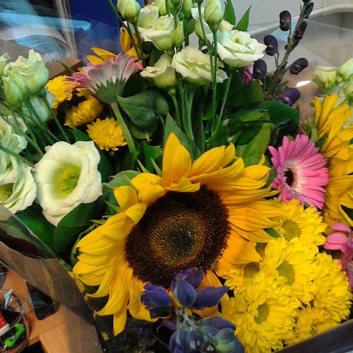 Beautiful birthday flowers delivered to work from my wonde… Flickr