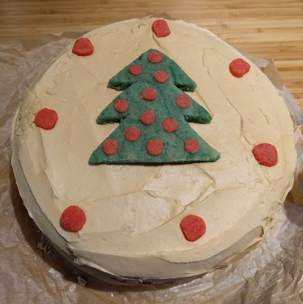 Christmas cake (marzipan decoration by Phœbe) Eljay Flickr