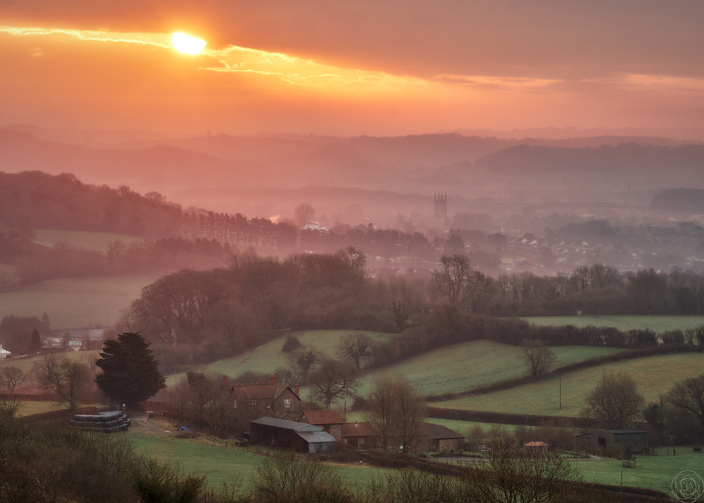 Looking out over Wells, Somerset Daniel Andres Flickr