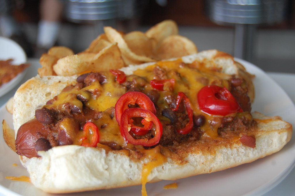 hot dog house made hot dog! fries, too stu_spivack Flickr