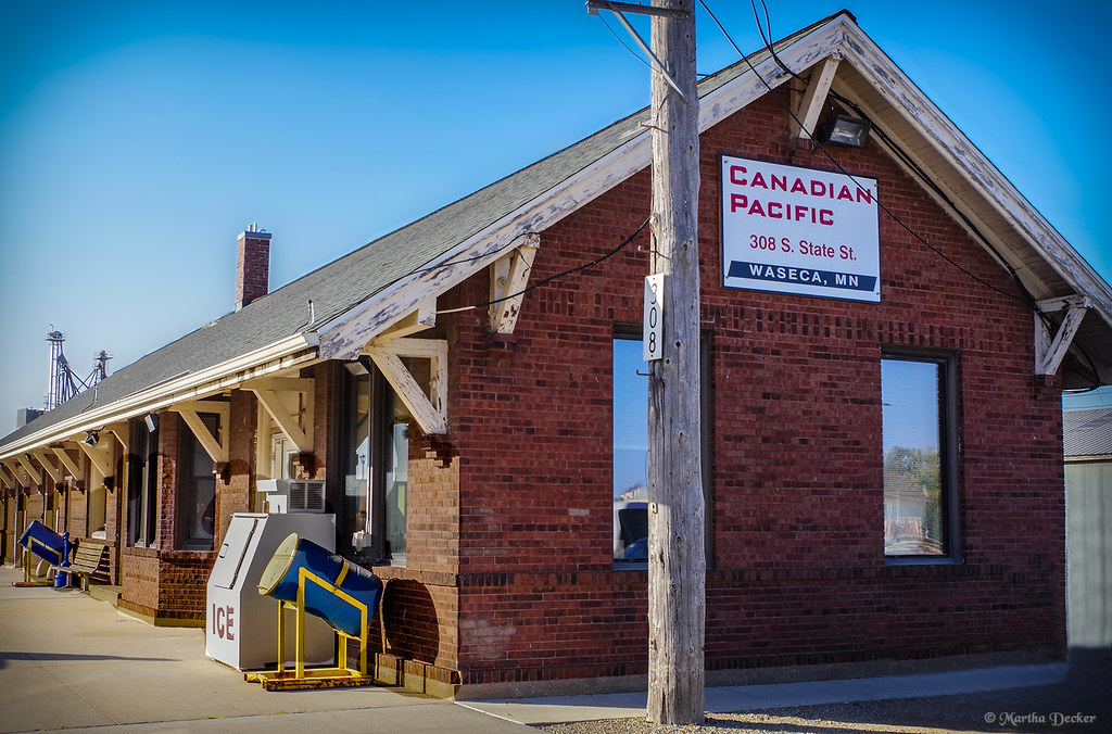 Waseca, Minnesota's Chicago & North Western Depot Waseca M… Flickr