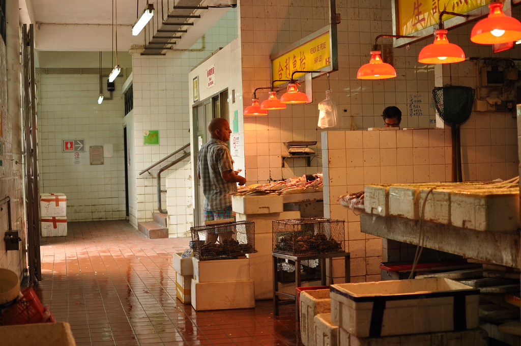 Market place in Old Taipa With my parents in Old Taipa Flickr