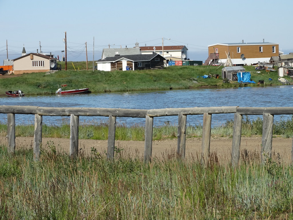 Fence and Houses Tuktoyaktuk Northwest Territories C… Flickr