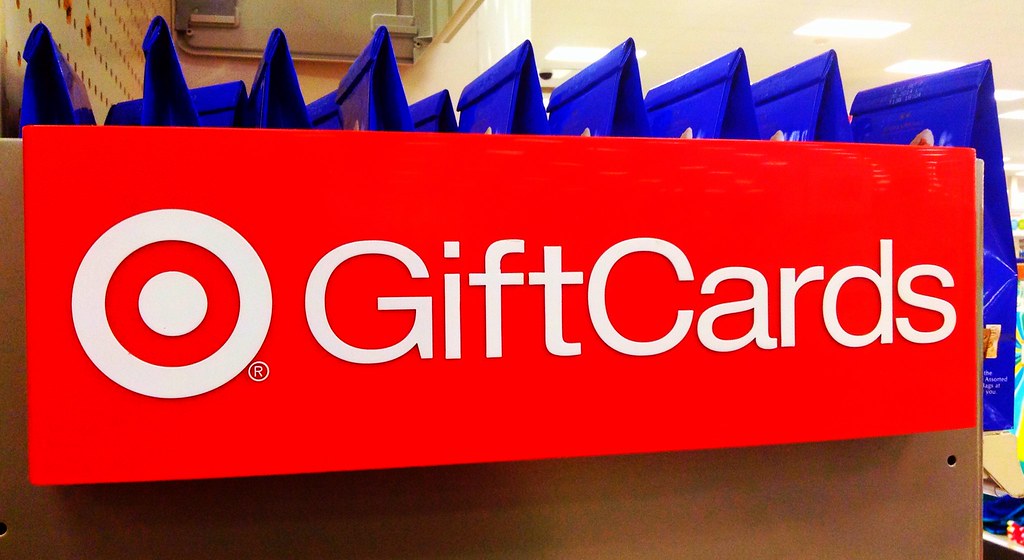 Target Stores Gift Card Sign. 5/2014 a photo on Flickriver