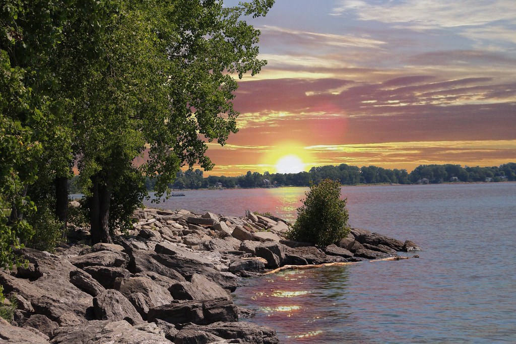 Toronto Ontario Canada Sunset over Lake Ontario Flickr