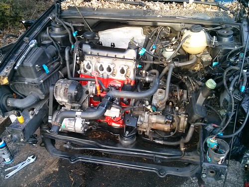 VW MK3 Golf ABA engine installed! | Nathanael Burton | Flickr