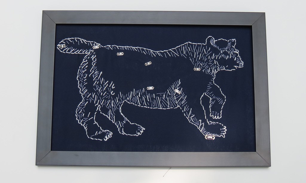 Ursa Major Complete Ursa Major, mixed media on textile, 20… Flickr